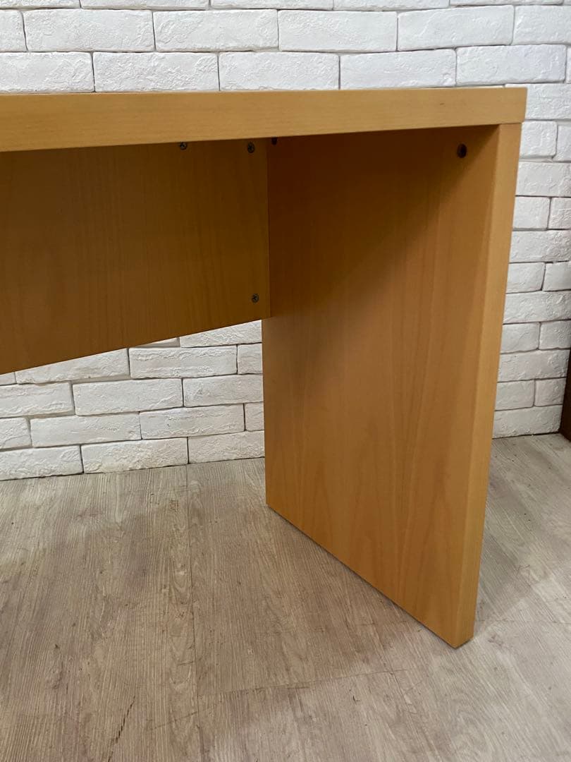 【東京都内23区配送無料】MUJI 無印　デスク　机　木製 学習　書斎　事務所