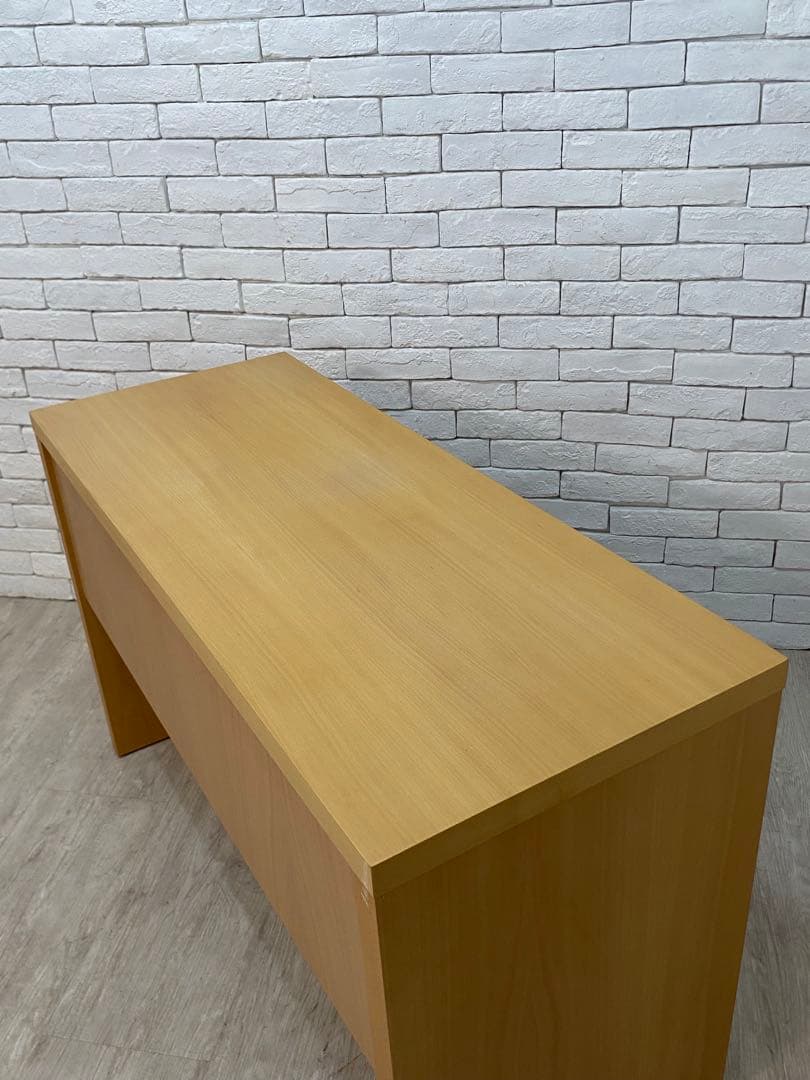 【東京都内23区配送無料】MUJI 無印　デスク　机　木製 学習　書斎　事務所