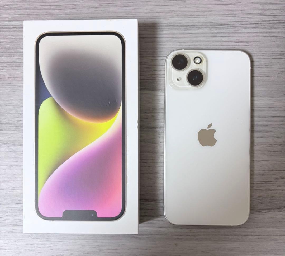 iPhone14 256GB スターライト SIMフリー - メルカリ