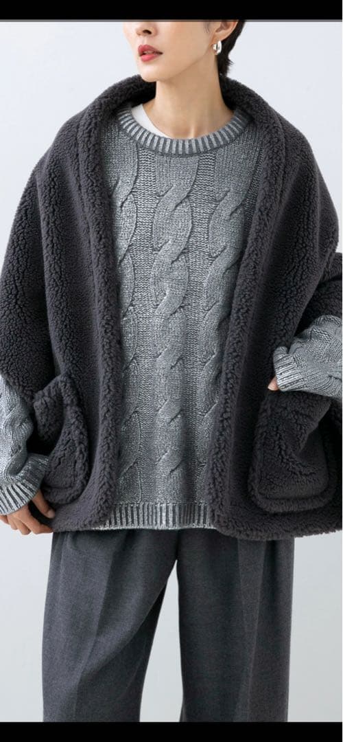 HAUNT ハウント　ボアストール　【新品】SHORT BOA STOLE