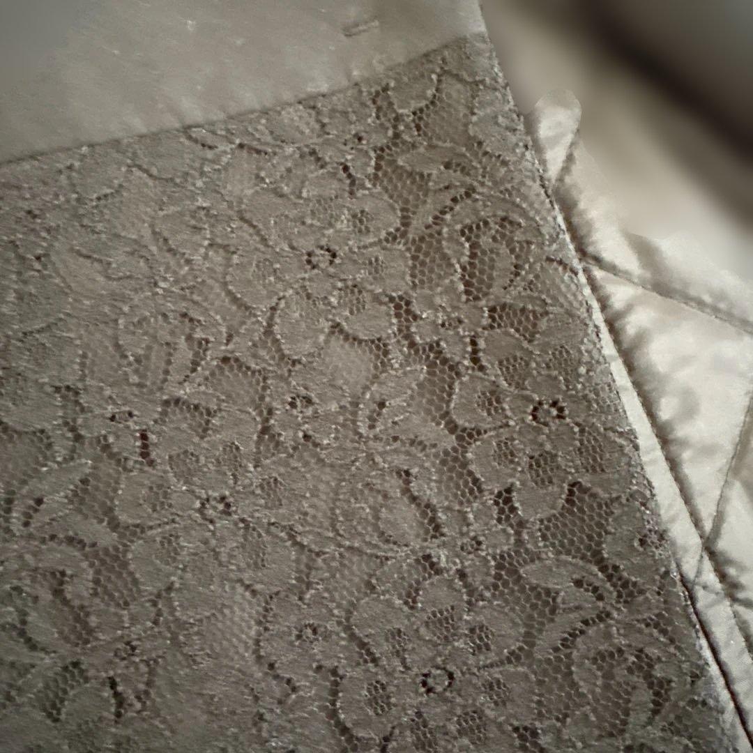 東京ソワール　ライナー付き　ロングコート　上品なレース☆サイズM