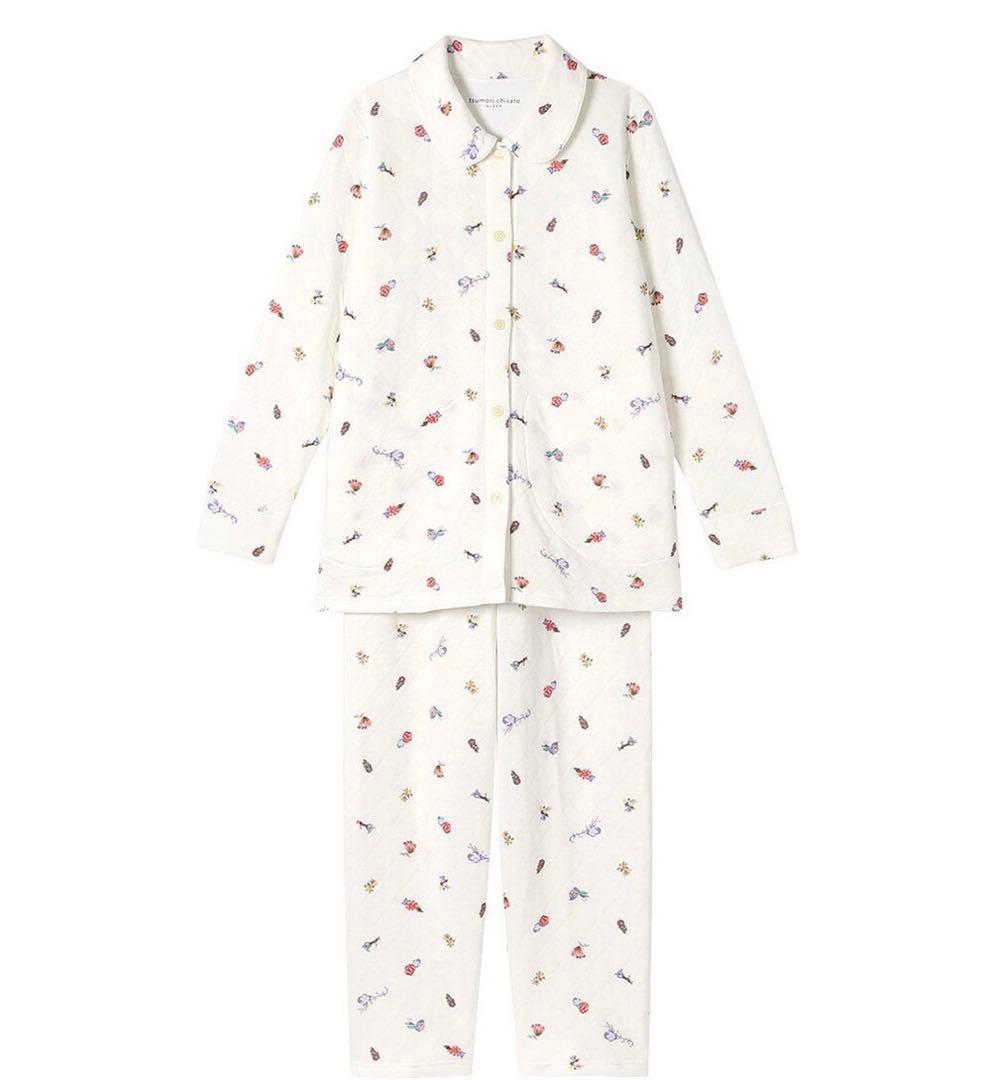 あったか★ツモリチサト パジャマ 長袖 長ズボン 綿混　Mサイズ