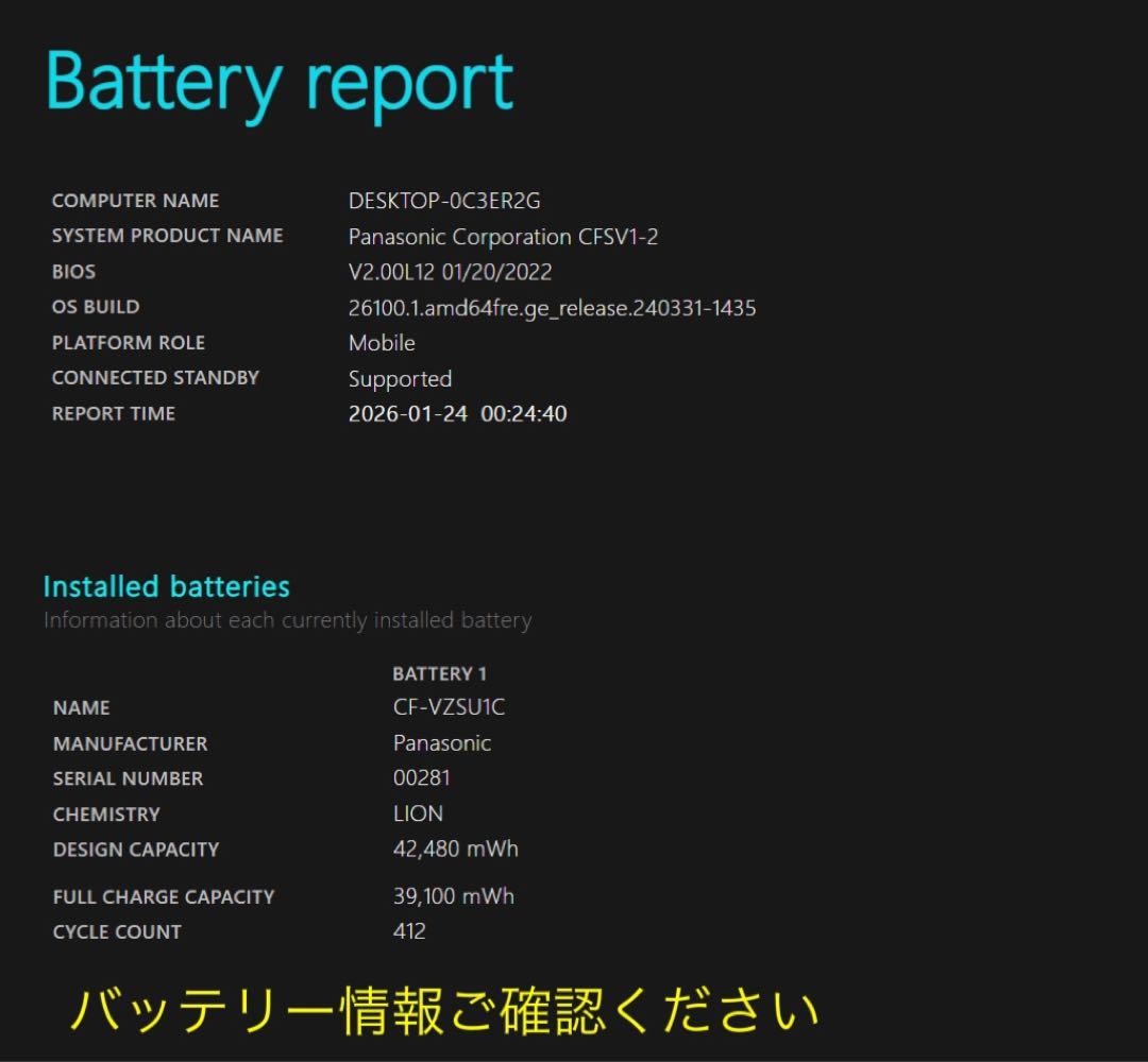 累積5900H レッツノート CF-SV1 16GB/11世代i5/office