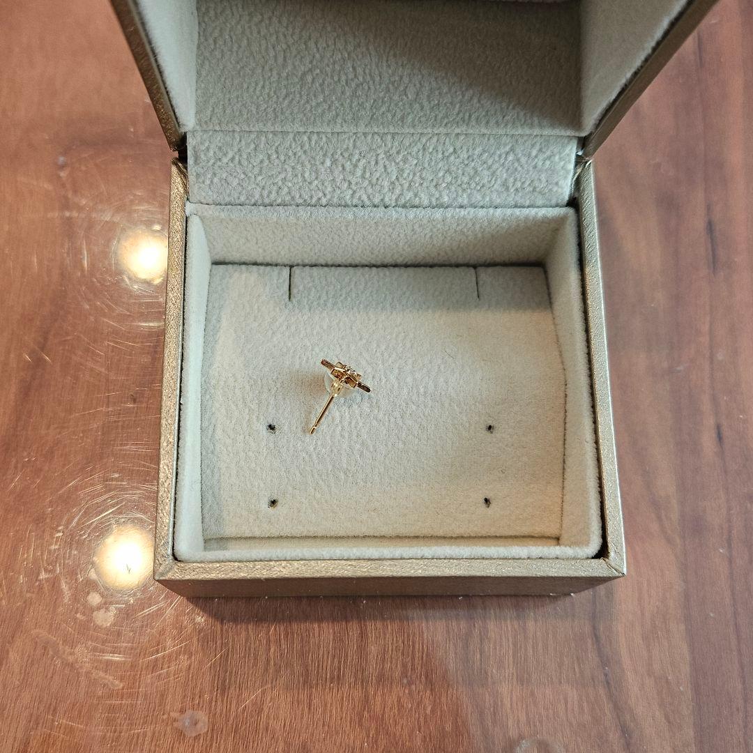 【Ponte Vecchio】K18YGダイヤモンドピアス