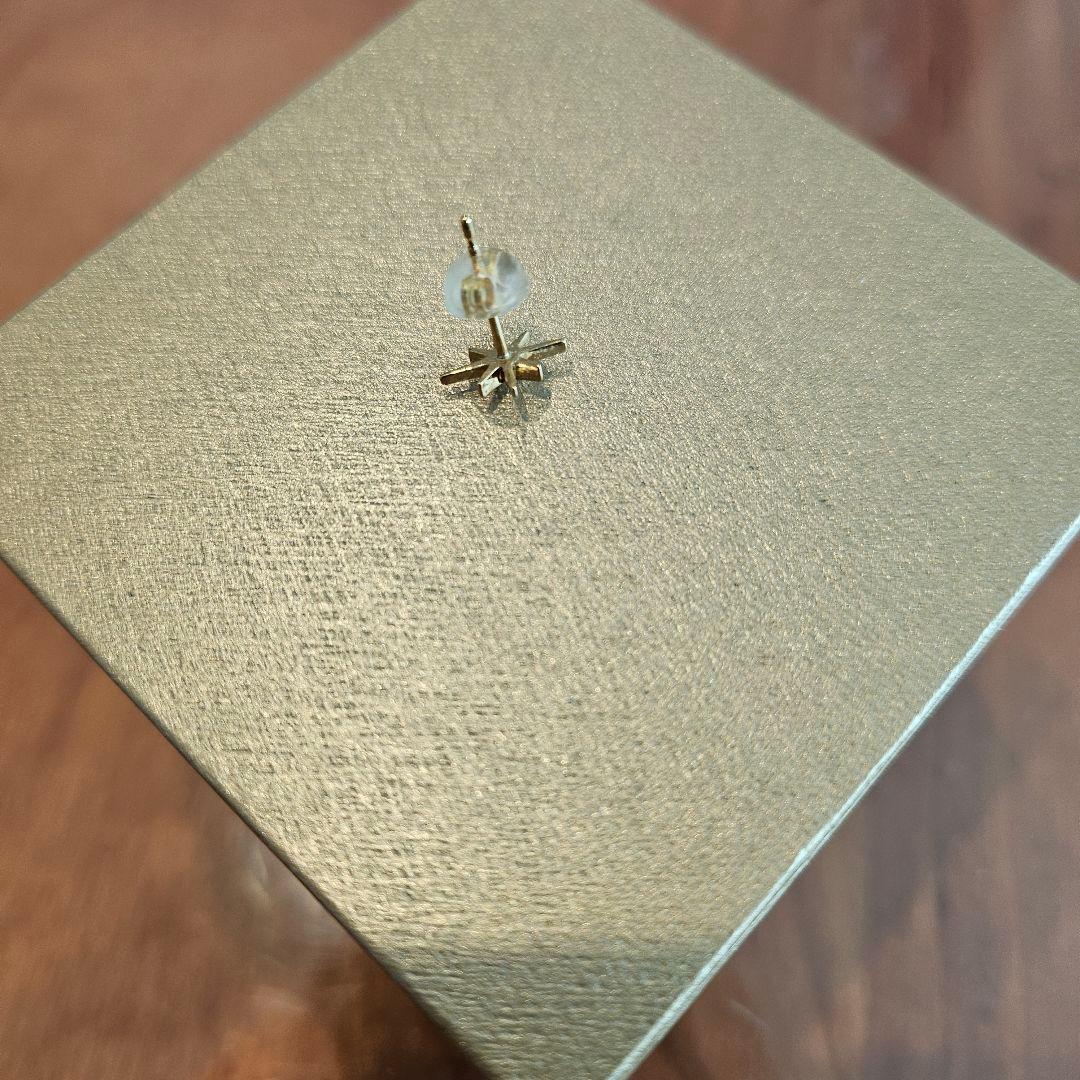 【Ponte Vecchio】K18YGダイヤモンドピアス