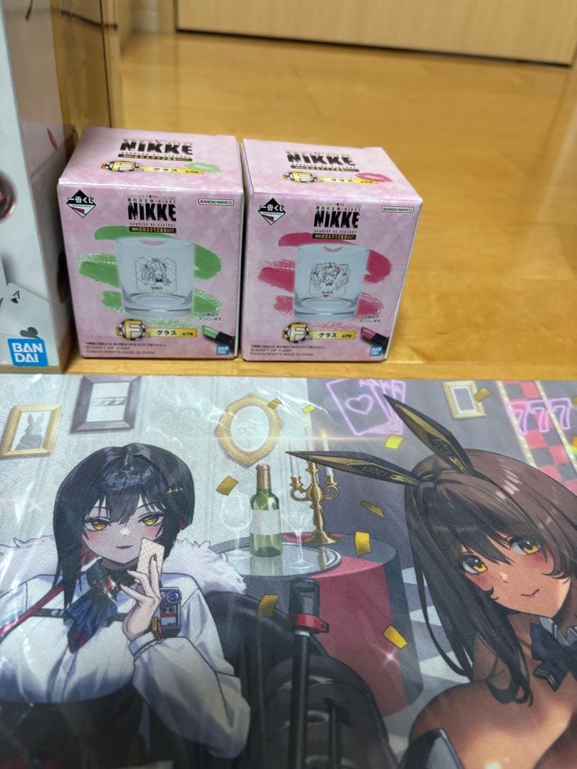 k*u様 勝利の女神 ニケ NIKKE A賞 ブラン フィギュア　プレイマット
