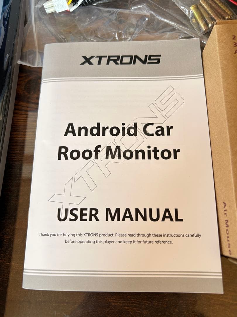 新品未使用☆XTRONS 15インチ フリップダウンモニター HDMI