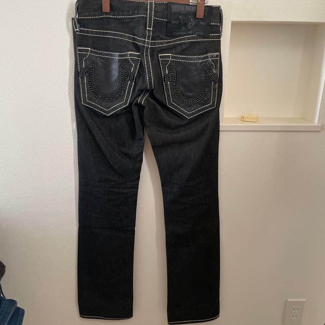 true religion BOBBY BIG T 激レア レザースタッズデニム