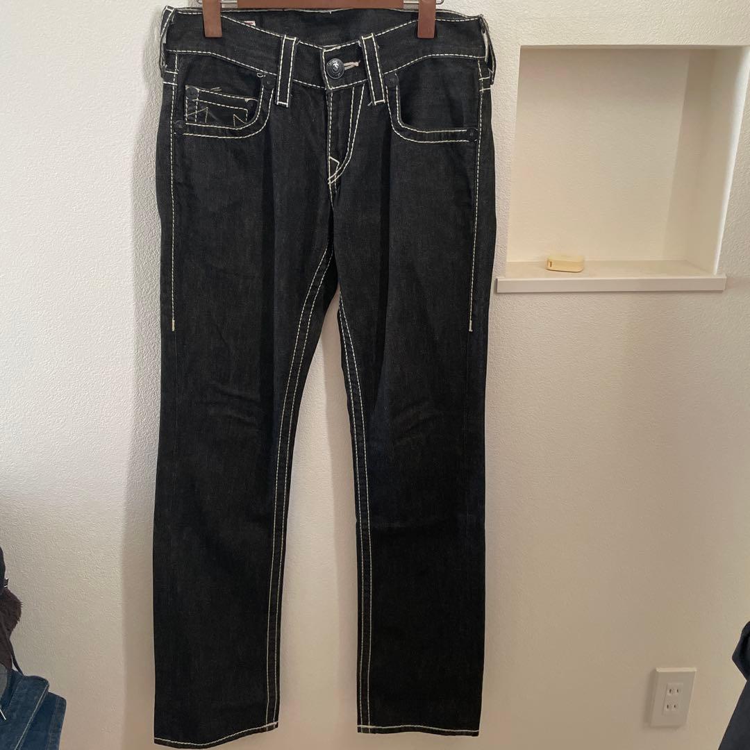 true religion BOBBY BIG T 激レア レザースタッズデニム