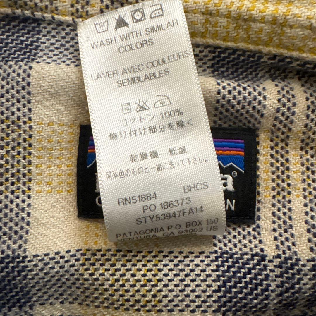 パタゴニア フランネルシャツ M 長袖 チェック 53947FA14