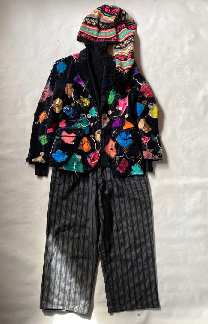 珍品↑ Italy製 Picaso とんでもなく長いニット帽