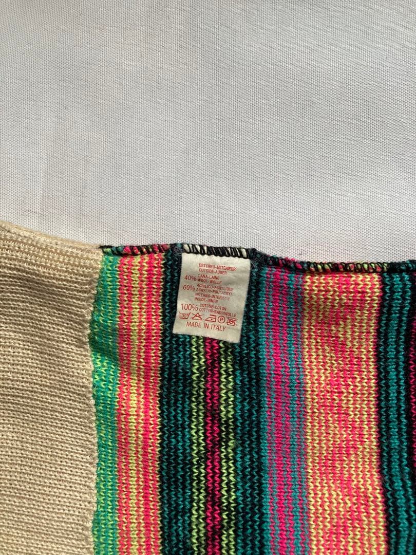 珍品↑ Italy製 Picaso とんでもなく長いニット帽