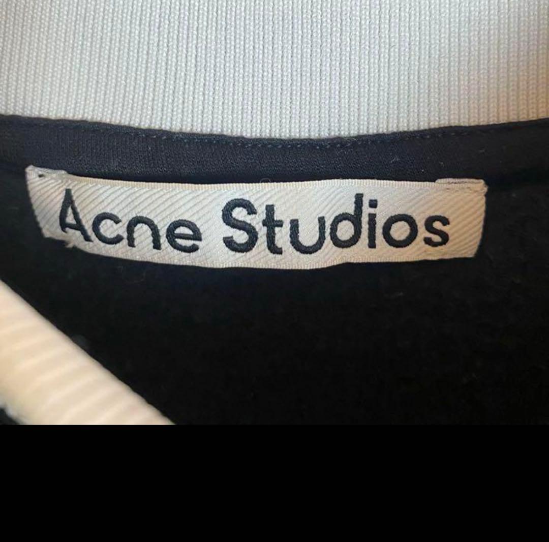 【人気Lサイズ】アクネストゥディオス☆首元ロゴ入りモックネックスウェット 即完売