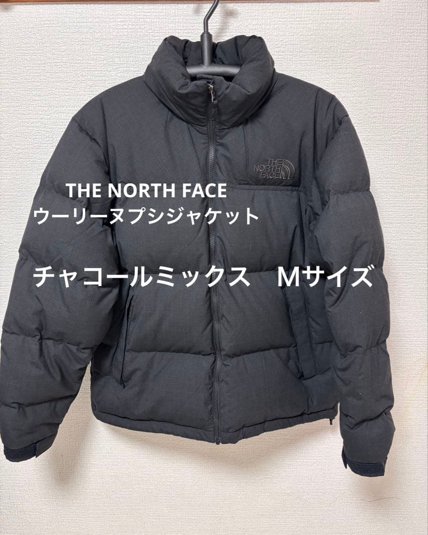 ノースフェイス ウーリーヌプシジャケット チャコールミックス M