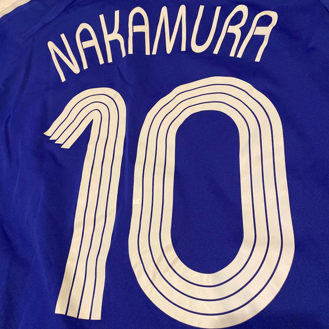 日本代表　中村俊輔　サッカー　ユニフォーム　adidas 青　10 レプリカ