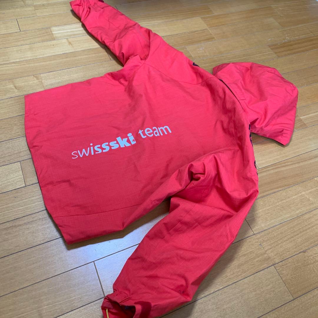 DESCENTE 子ども用スキーウェア 赤