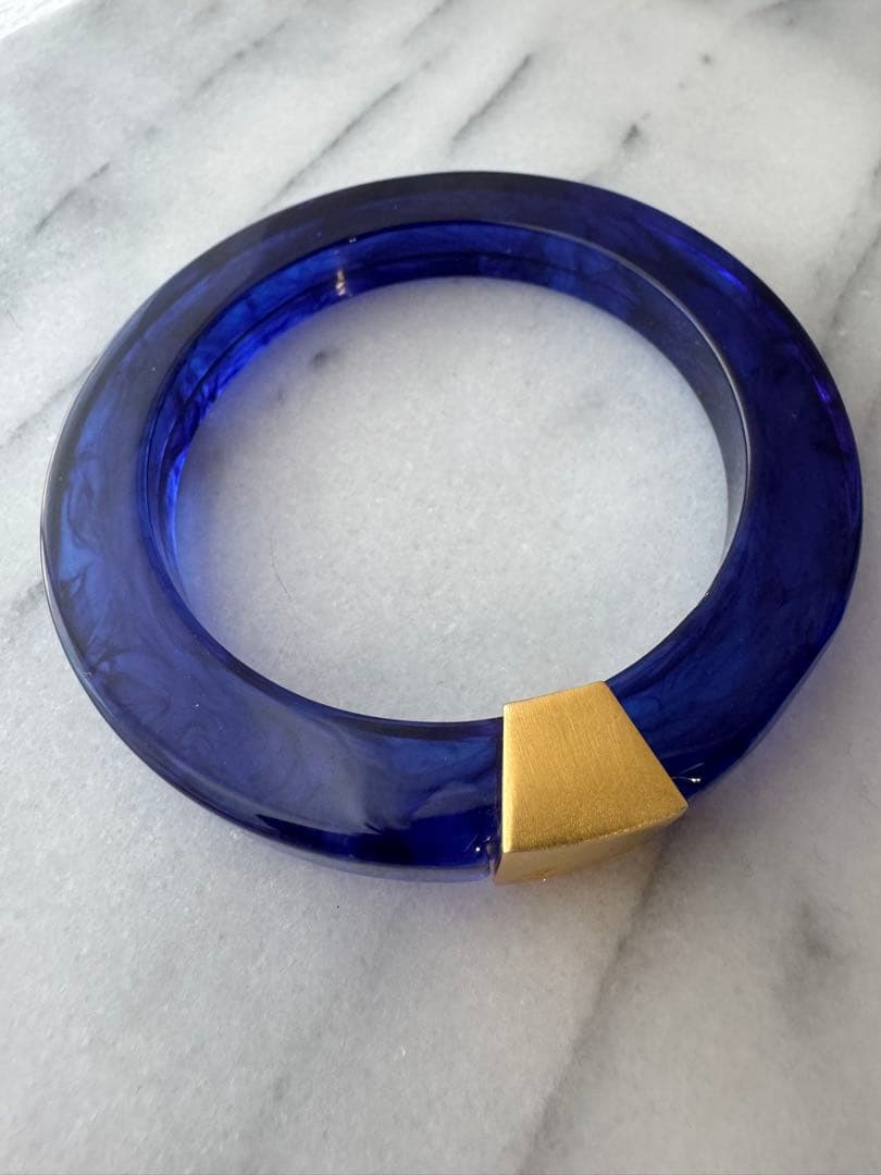 ジバンシィ GIVENCHY ブルー バングル 未使用品