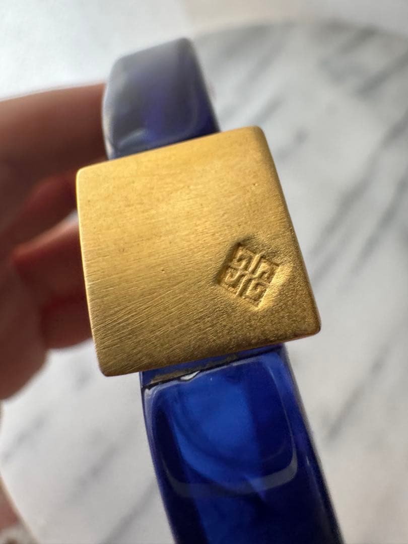 ジバンシィ GIVENCHY ブルー バングル 未使用品