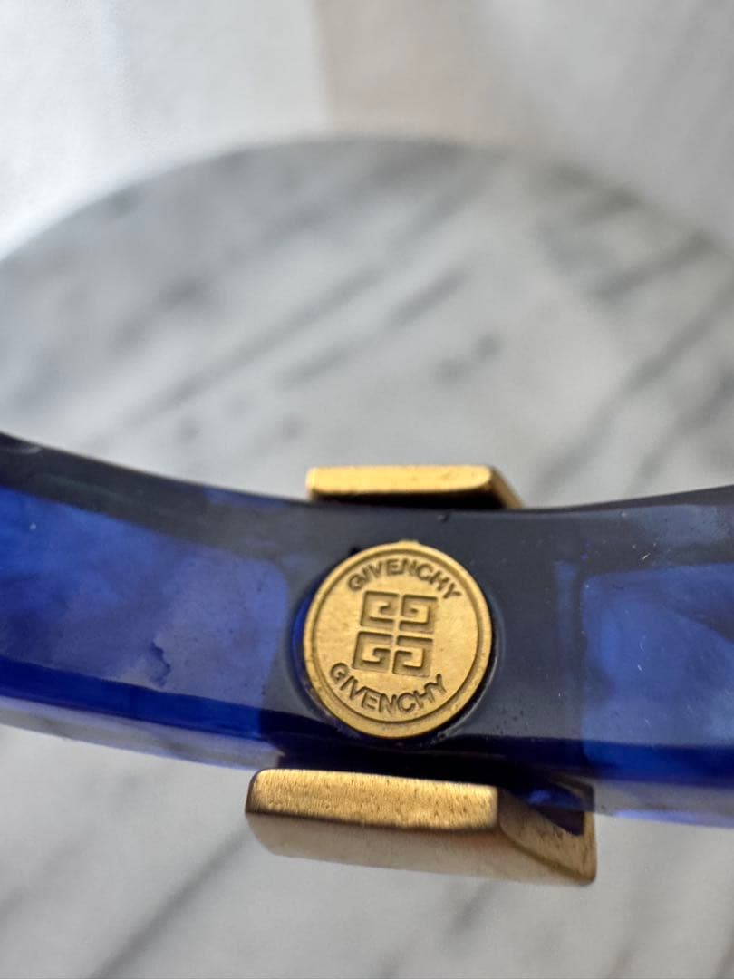 ジバンシィ GIVENCHY ブルー バングル 未使用品
