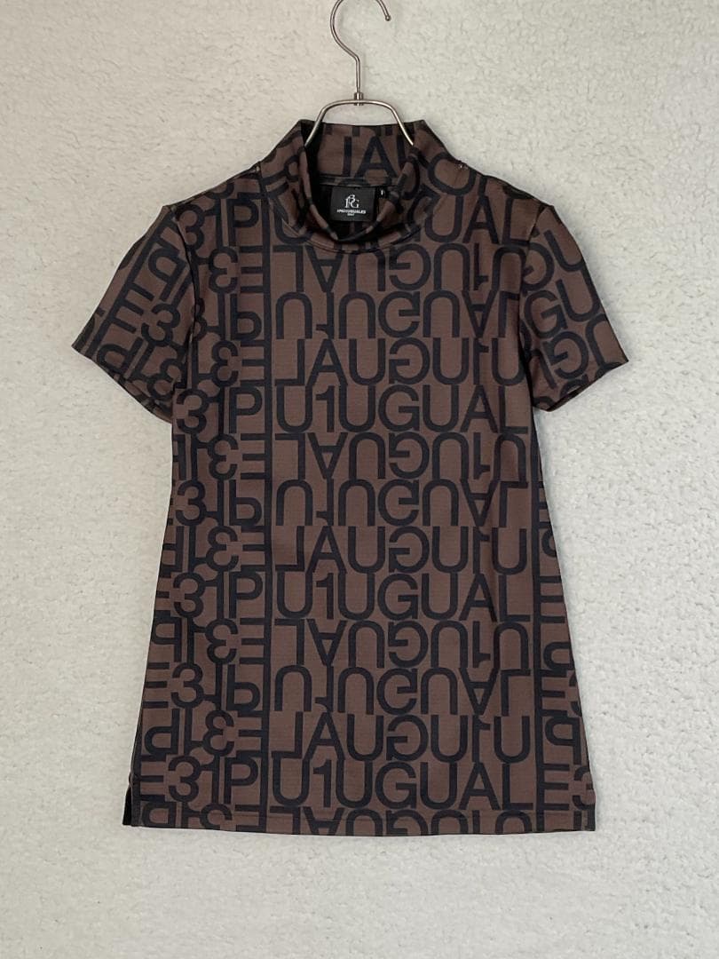 【未使用】1PIU1UGUALE3 GOLF ロゴモックネック半袖シャツ 1