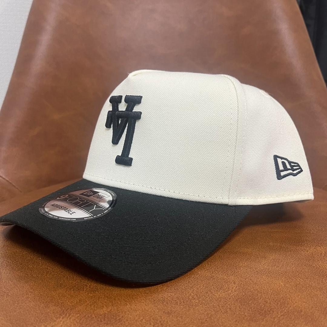 9FORTY A-Fram 大谷翔平ドジャース 逆ロゴ 白黒 帽子 キャップ