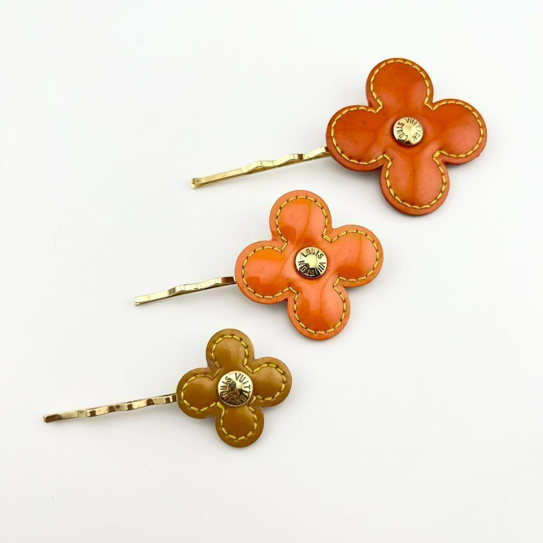 ルイ・ヴィトン 花モチーフ ヘアピン 3個セット
