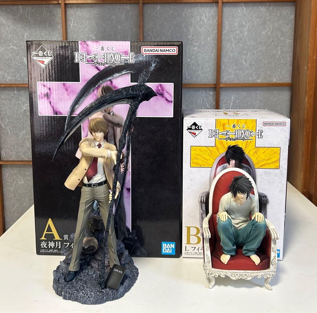 デスノート 一番くじ フィギュア セット L 夜神月 - メルカリ