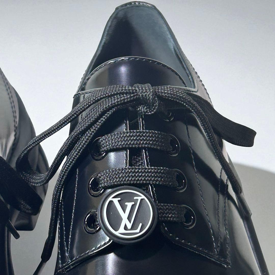 超美品 24AW】ルイヴィトン ルビーライン ダービー レザー LVロゴ 厚底