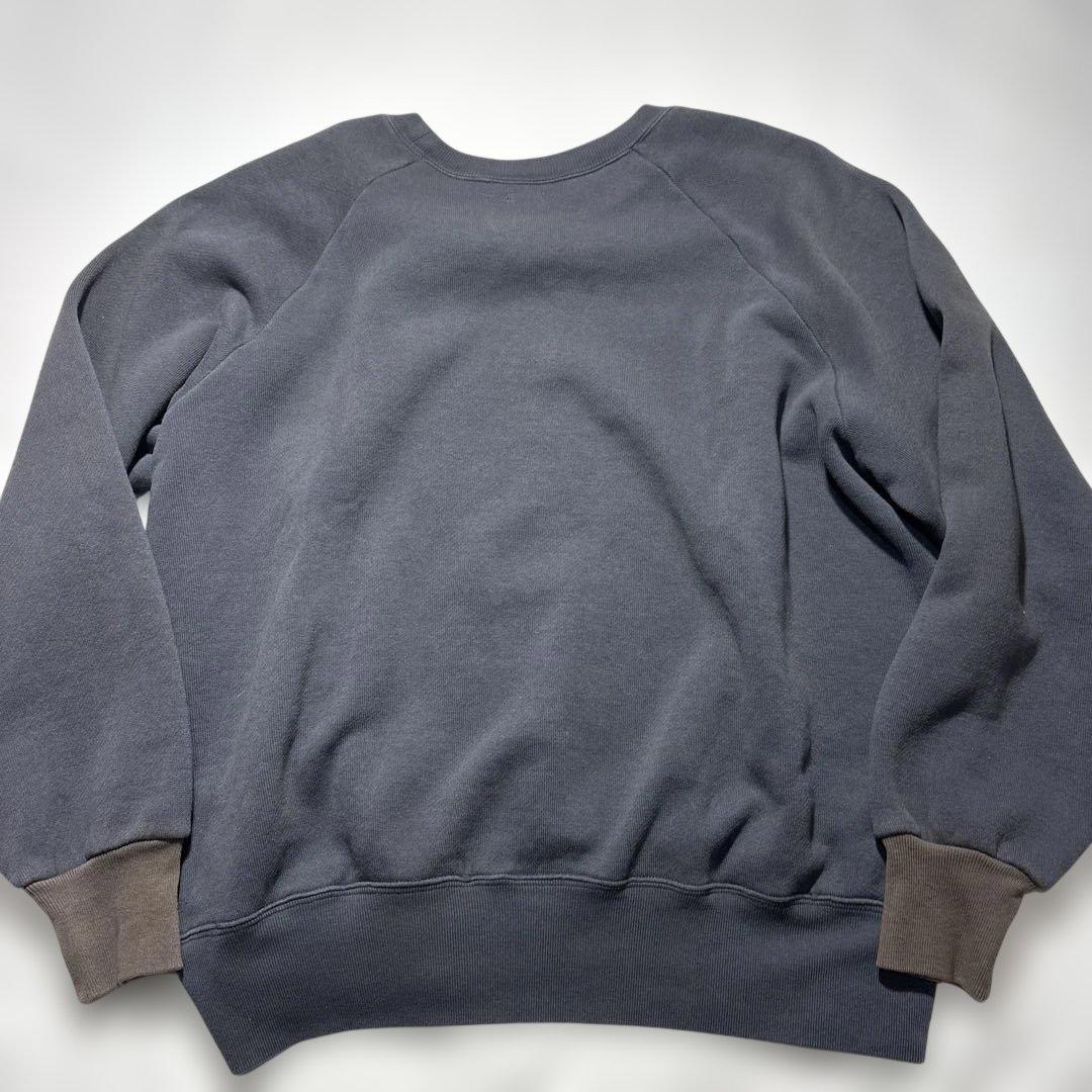 A.PRESSE スウェット　2トーン　ネイビー　チャコールグレー　フェード