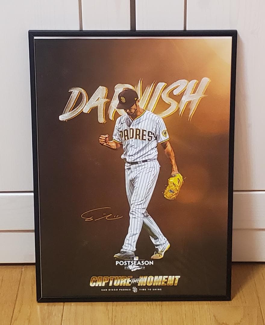 SDパドレスダルビッシュ有 MLB！A3サイズポスターフレーム付き⑰