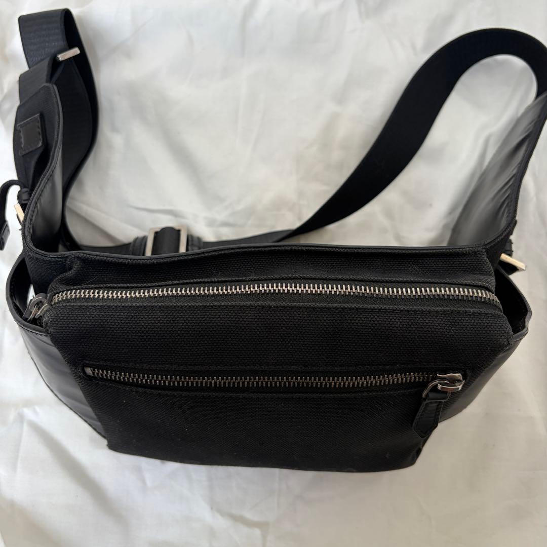 バレンシアガ ネオリフト ウエストポーチ キャンバス レザー ブラック 黒