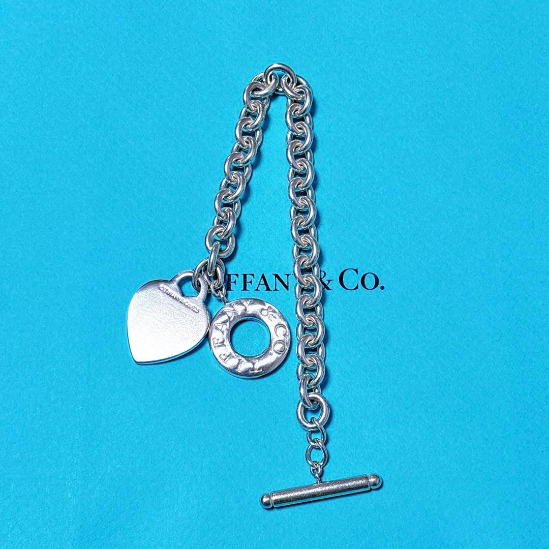 【美品】20.1cm ティファニー トグル ハートタグ ブレスレット SV925