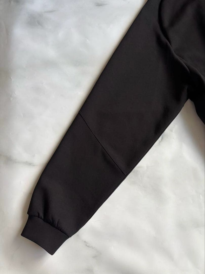 ラフロッグRUFLOG RAGLAN EASY MOVE HOODIEブラックL