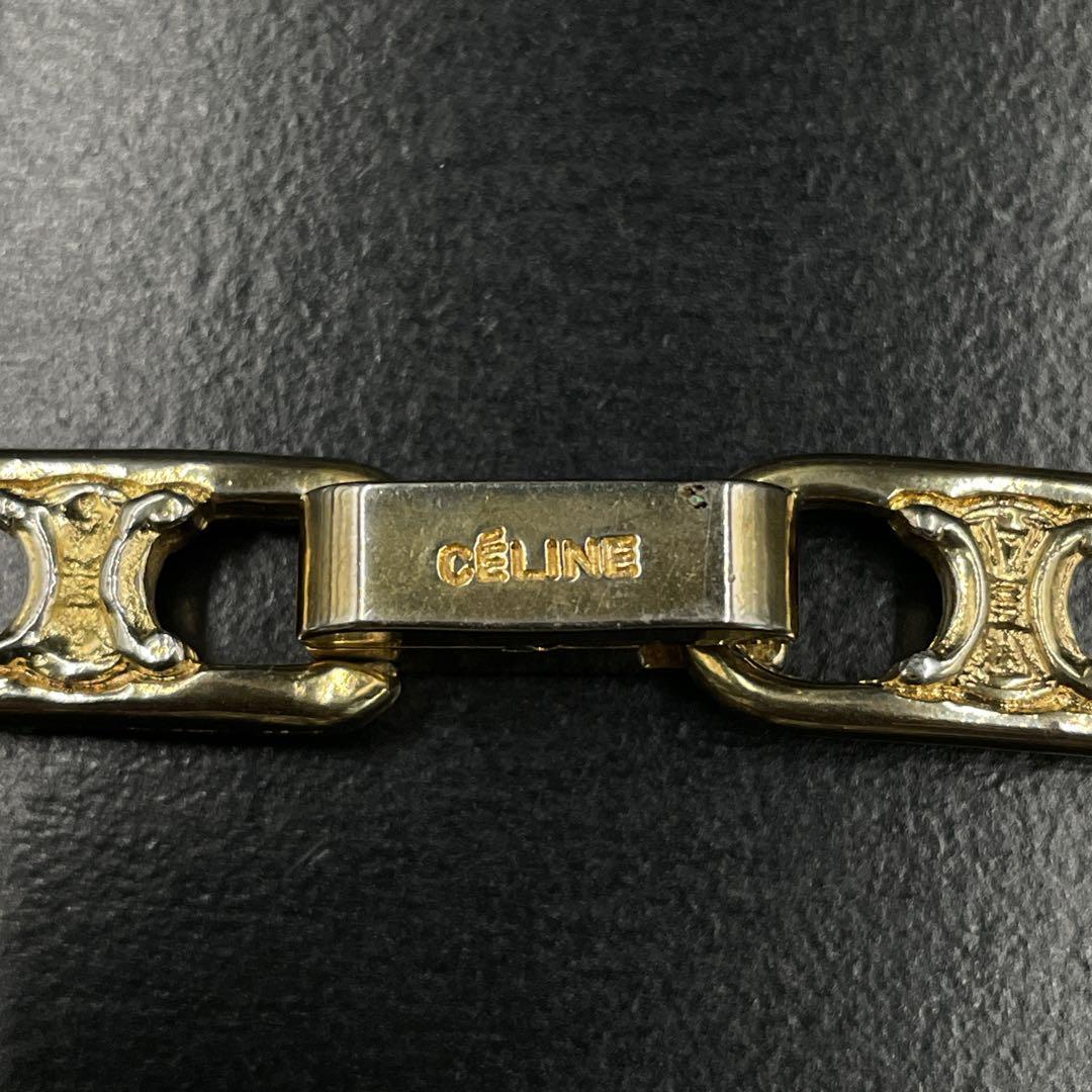 アクセサリー Y2K OLD Celine Triomphe Gold Bracelet