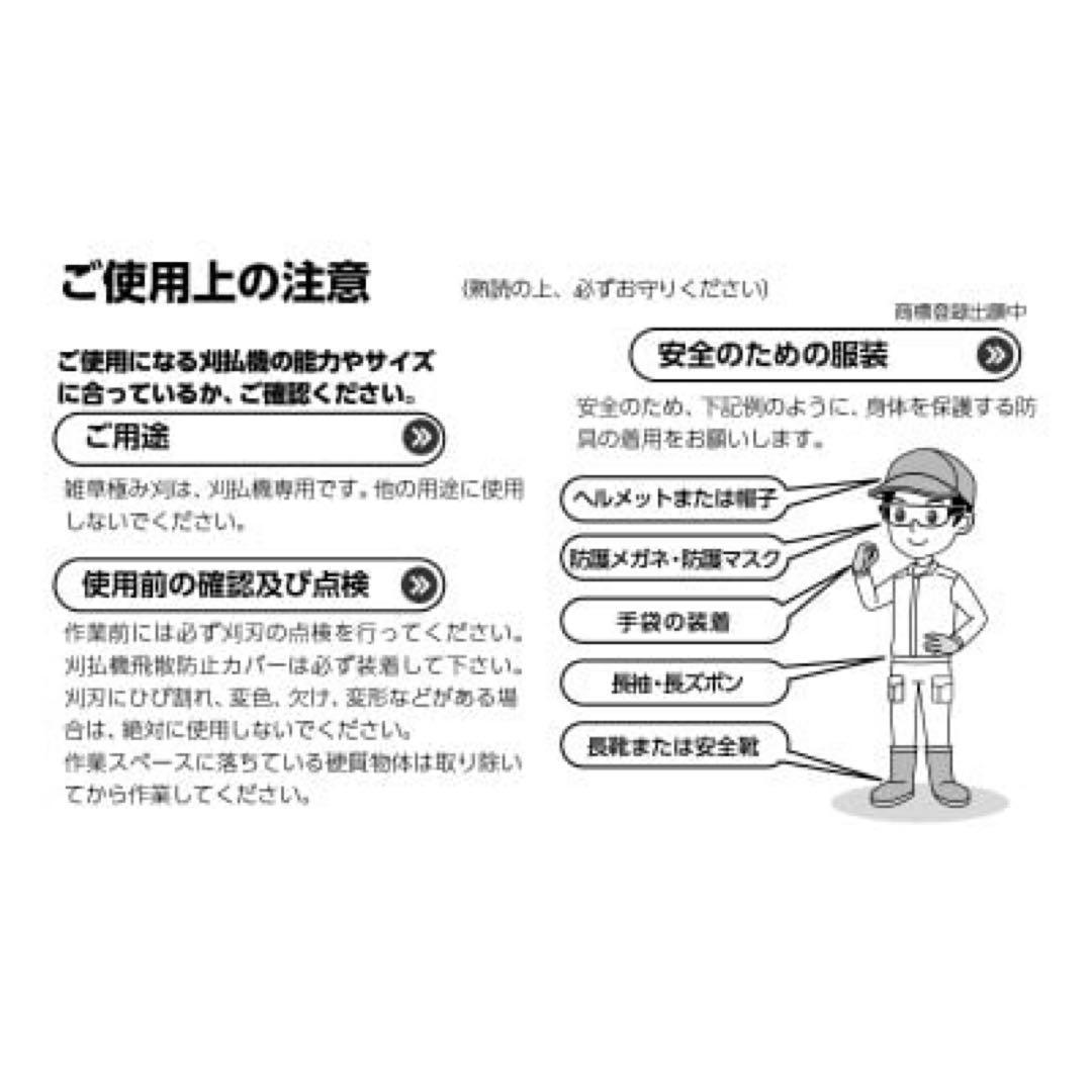 刈払機用 替刃 トルネード握り（雑草極み刃）180mm 日本製