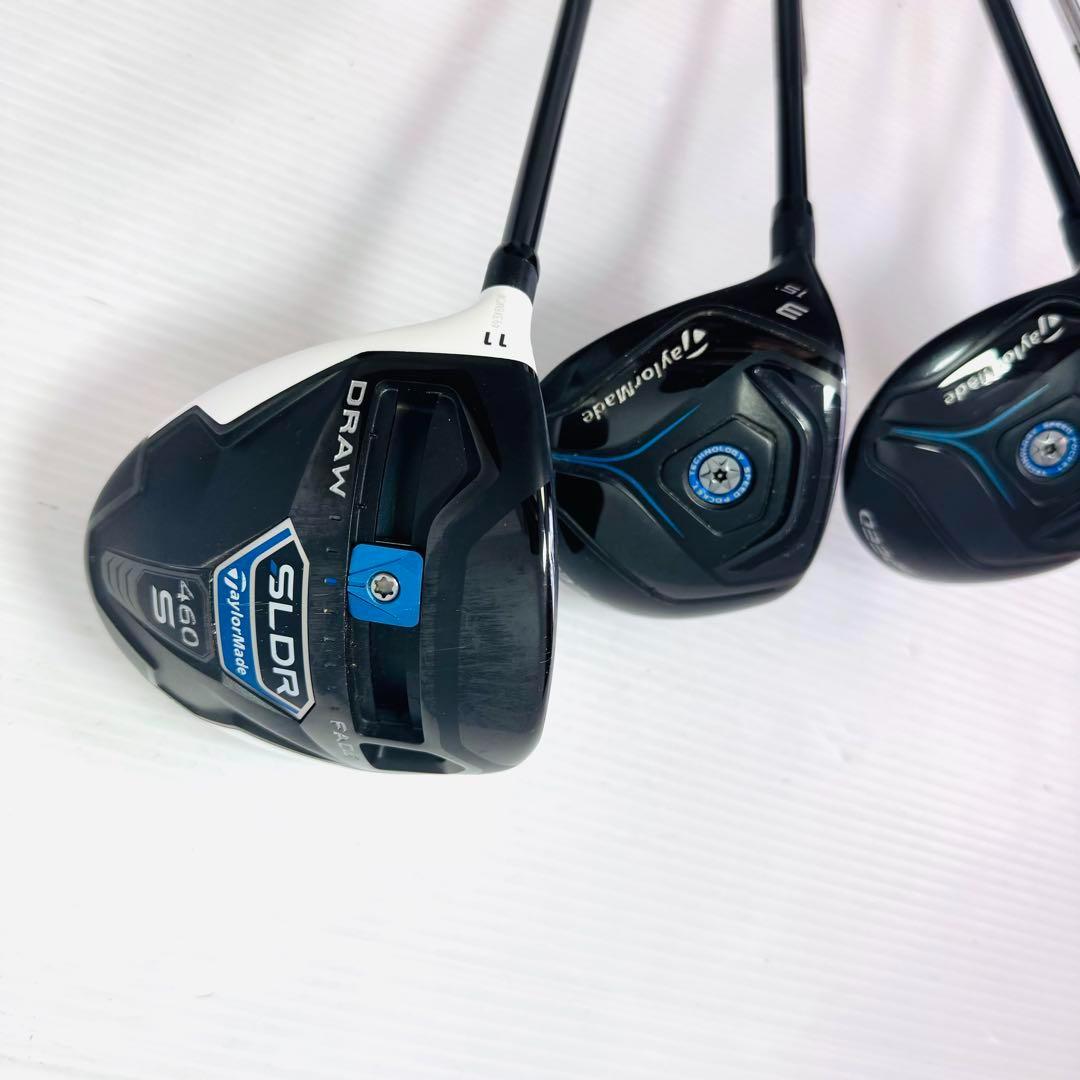 【美品】レフティ テーラーメイド SLDR メンズゴルフセット キャディバッグ