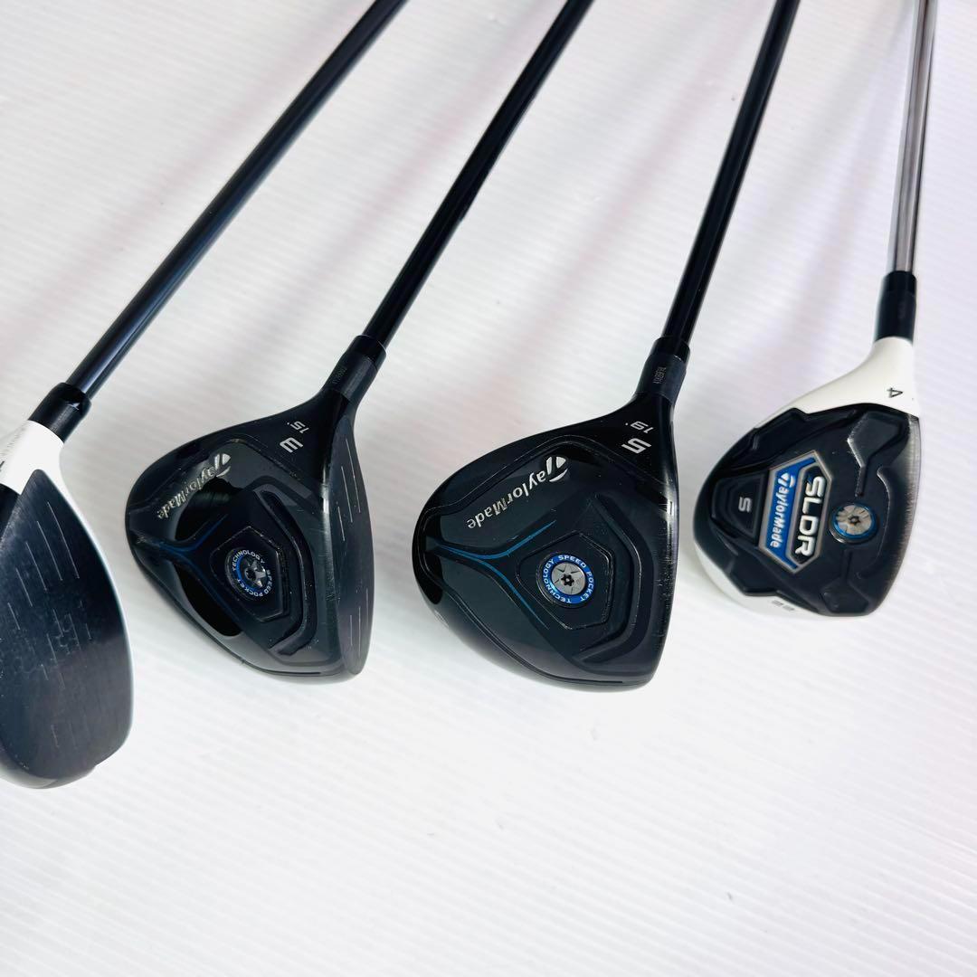 【美品】レフティ テーラーメイド SLDR メンズゴルフセット キャディバッグ