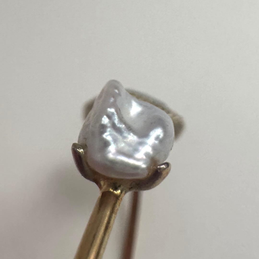 ageteグリーンルチルクォーツ×パール バングル＊巾着付き