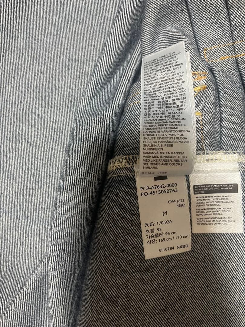 M*s様 美品　Levi's デニムトラッカージャケット2nd濃インディゴ　Mサ