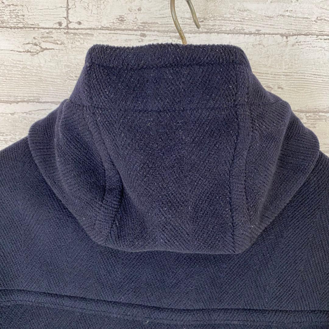 90's モントゴメリー ヘリンボーン織 ウール100% 紺色 US38 英国