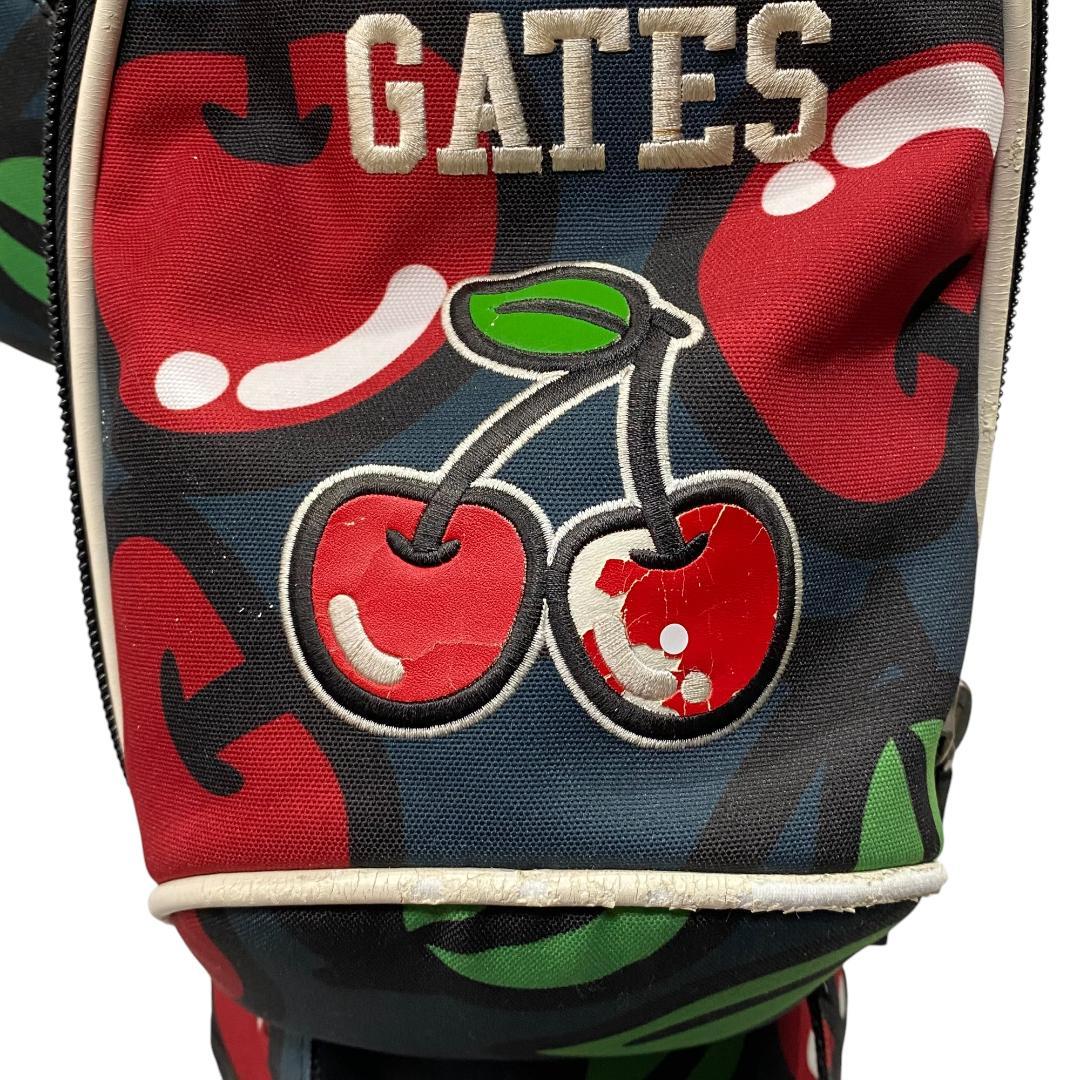 パーリーゲイツ キャディバッグ ヘッドカバー セット チェリー柄 ゴルフ