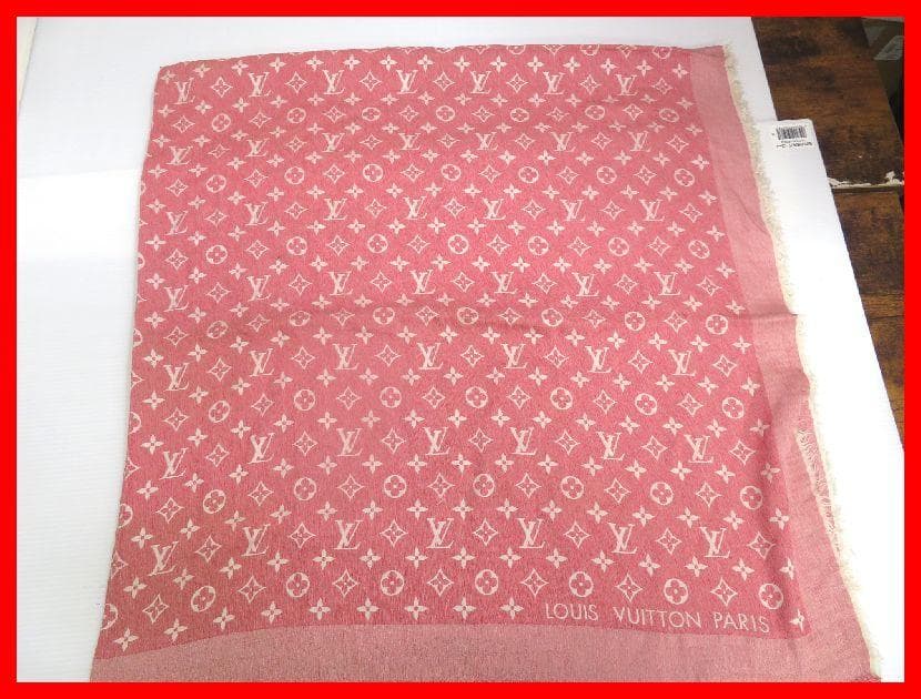 紀*子様 Louis Vuitton ルイヴィトン ストール ショール 大判 m