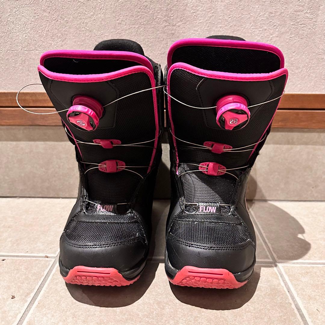 値下げ可　収納袋付　スノーボードブーツ　FLOW ブーツ　スノーボード　24.5
