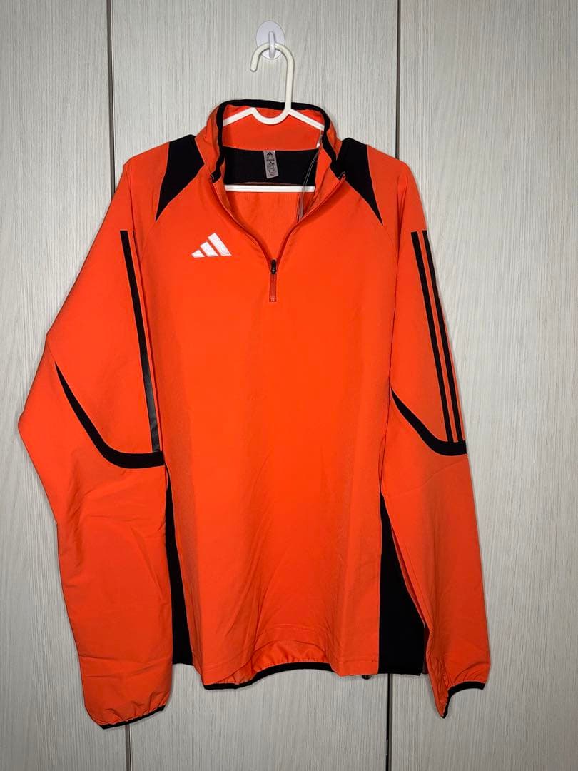 adidas アディダス 上下セット L オレンジ×ブラック トレーニングウェア