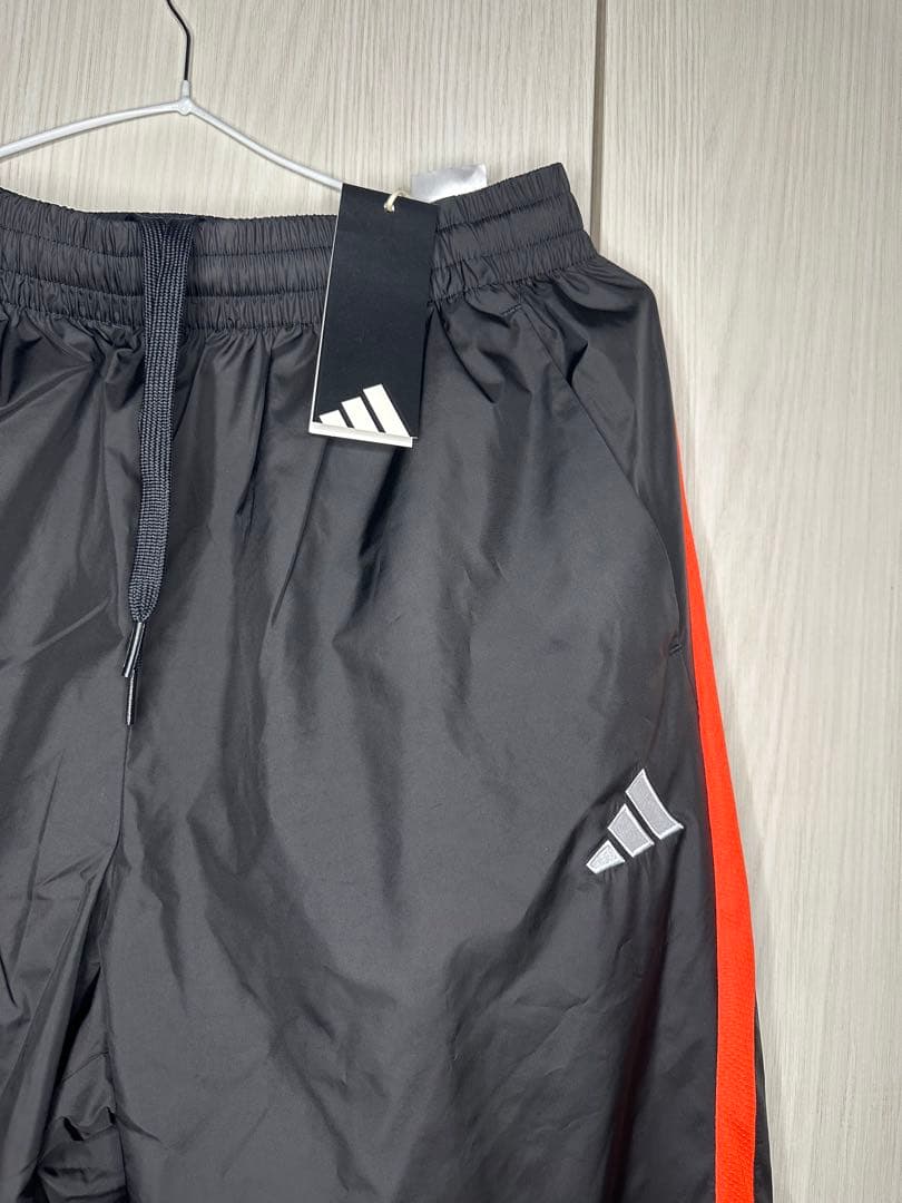 adidas アディダス 上下セット L オレンジ×ブラック トレーニングウェア