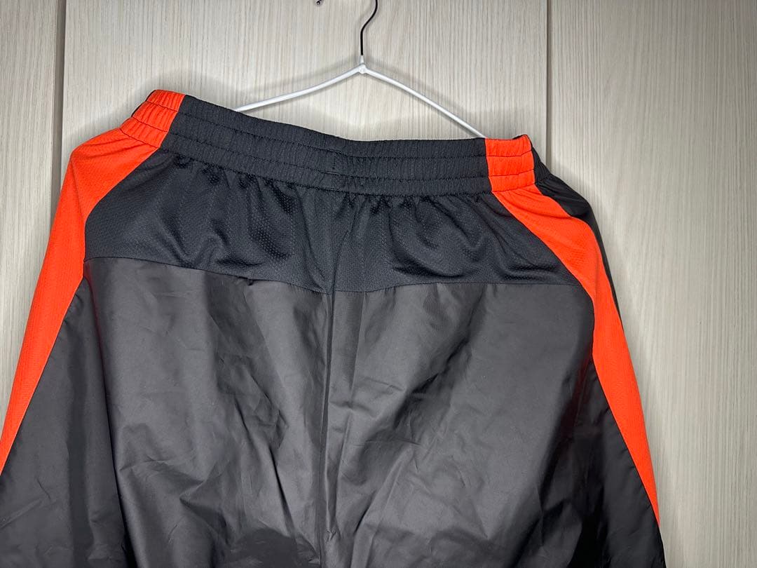 adidas アディダス 上下セット L オレンジ×ブラック トレーニングウェア