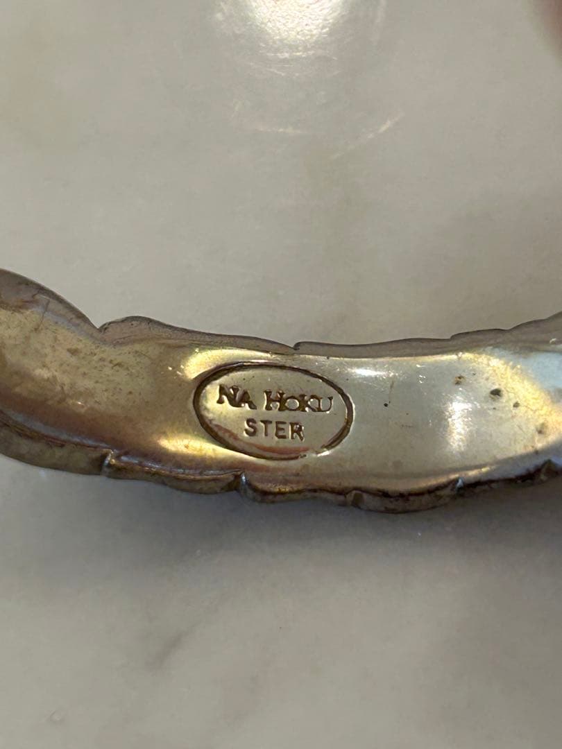 NA HOKU スターリングシルバー バングル・リングセット