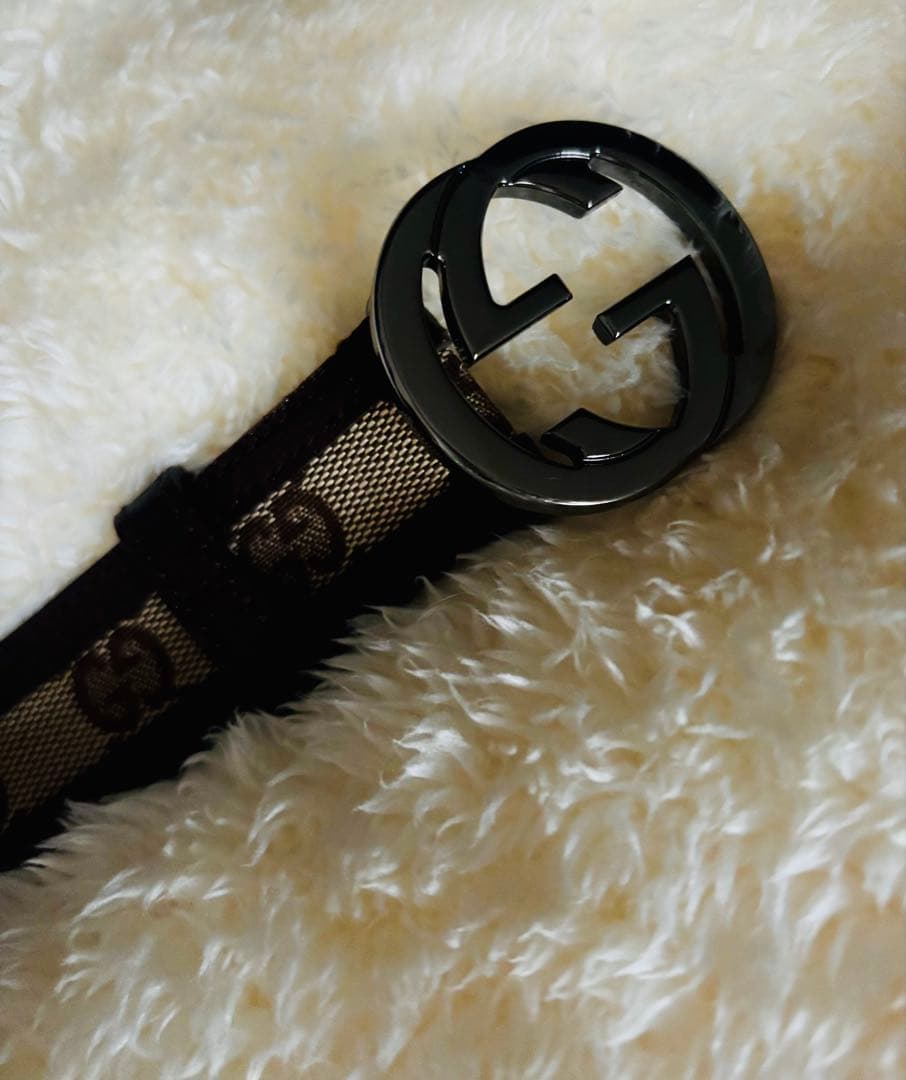 jack.1104グッチインターロッキングGベルト#新品未使用に近い