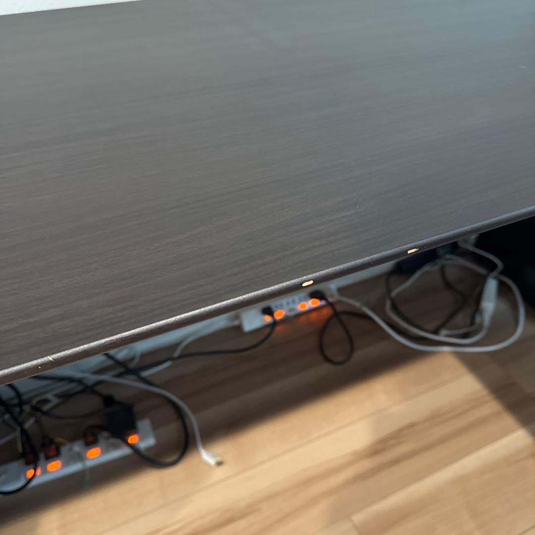 ニトリ　L字型デスク ブラック