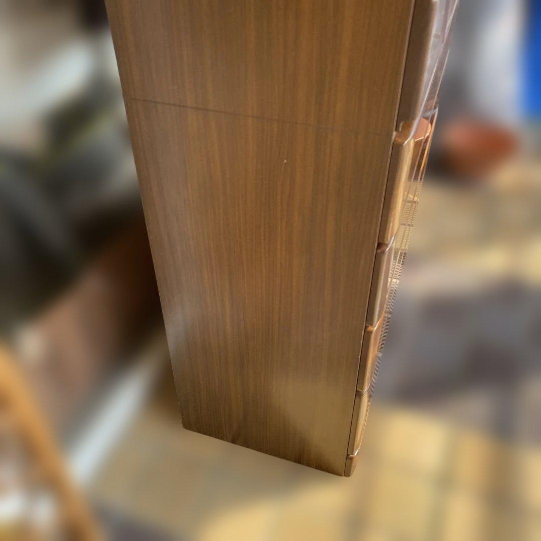 木製ブラウンチェスト 8引き出し 7段 S K - メルカリ